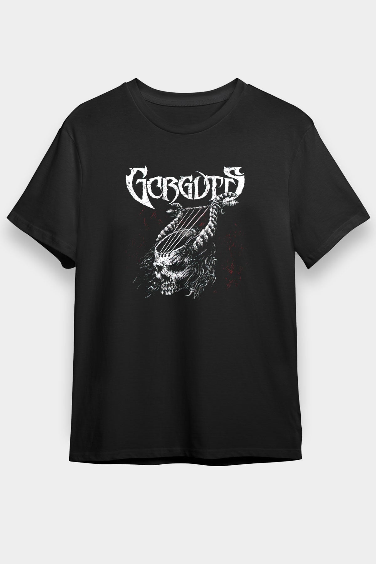 Gorguts Siyah Unisex Tişört T-Shirt - TişörtFabrikası