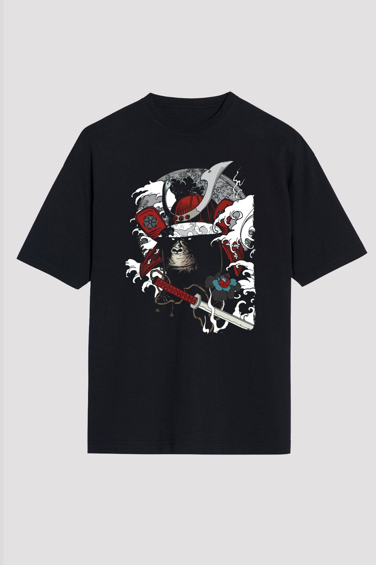 Goril Siyah Oversize Tişört Oversize T-shirt - TişörtFabrikası
