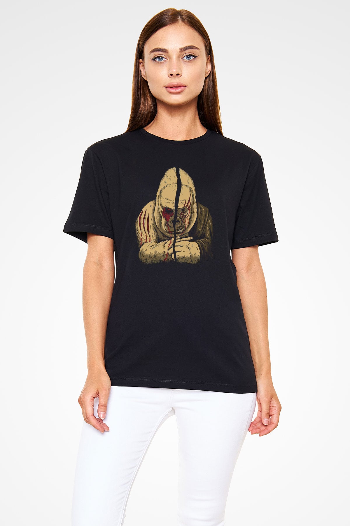 Goril Siyah Unisex Tişört T-Shirt - TişörtFabrikası