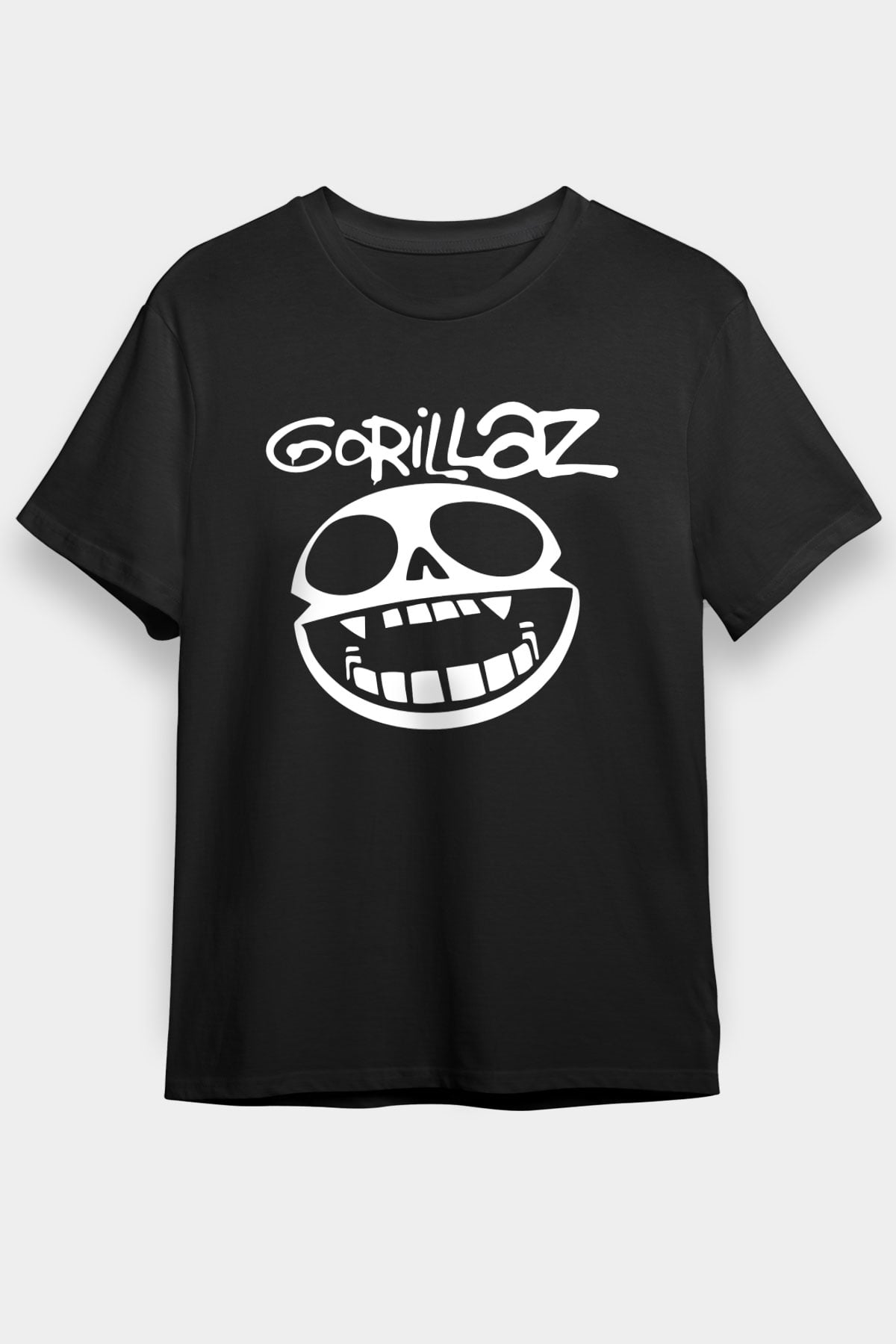 Gorillaz Siyah Unisex Tişört T-Shirt - TişörtFabrikası