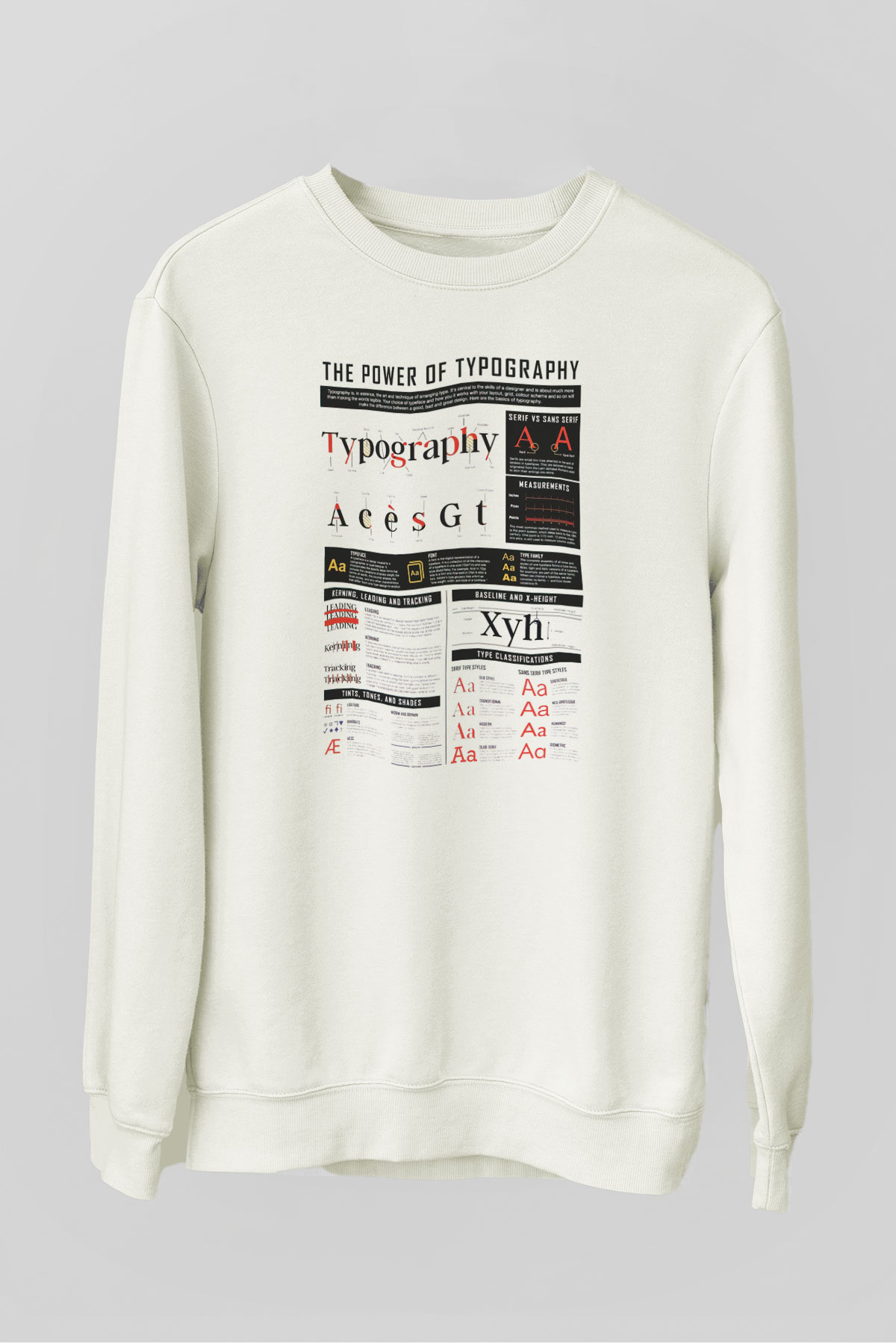 Grafiker Beyaz Unisex Sweatshirt