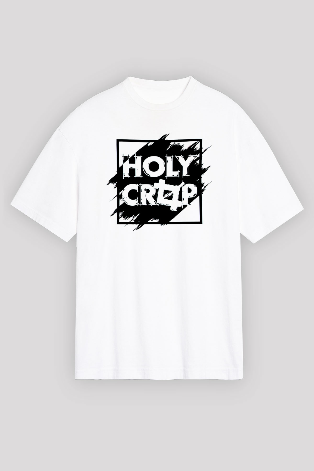 Grafiker Beyaz Oversize Tişört Oversize T-shirt - TişörtFabrikası