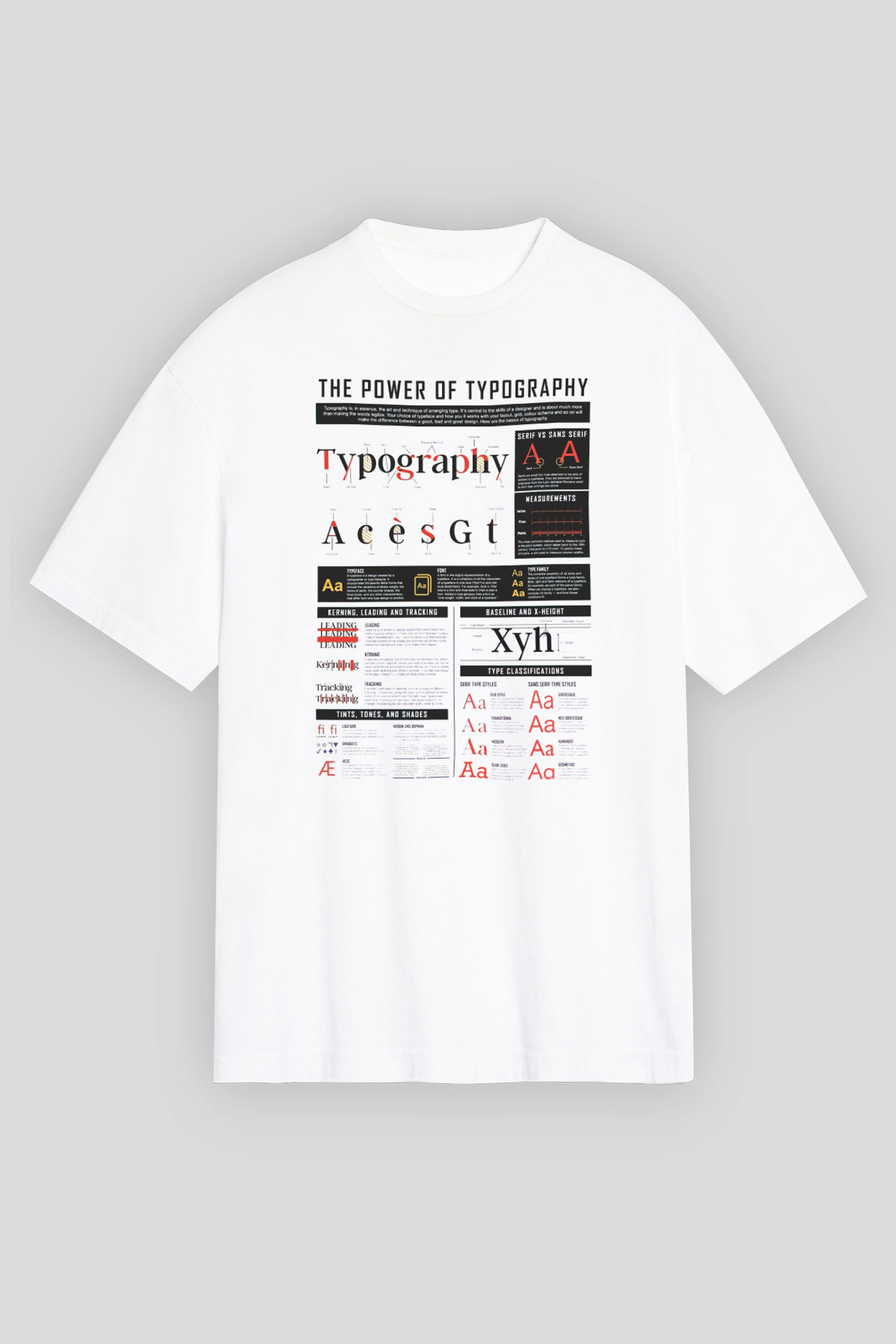 Grafiker Beyaz Oversize Tişört Oversize T-shirt - TişörtFabrikası