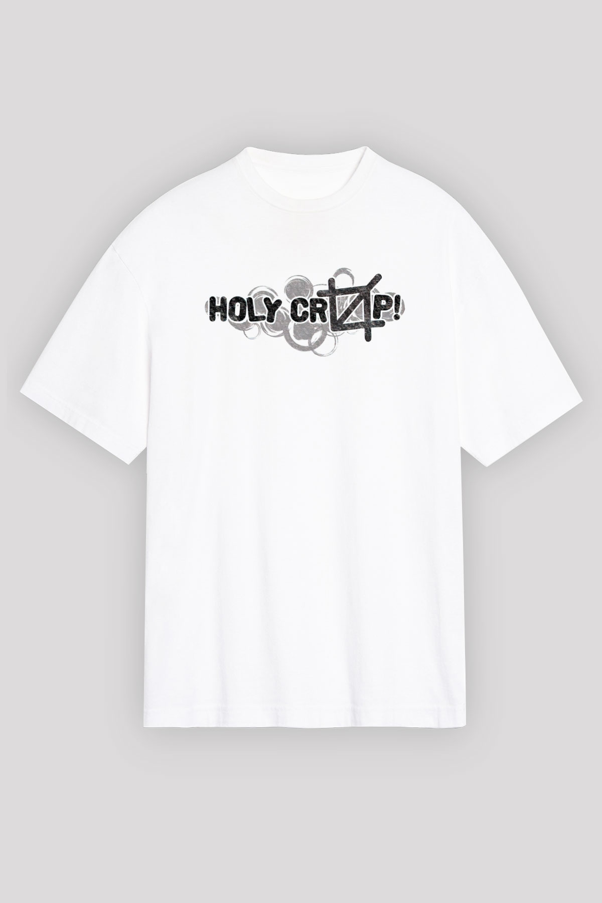 Grafiker Beyaz Oversize Tişört Oversize T-shirt - TişörtFabrikası