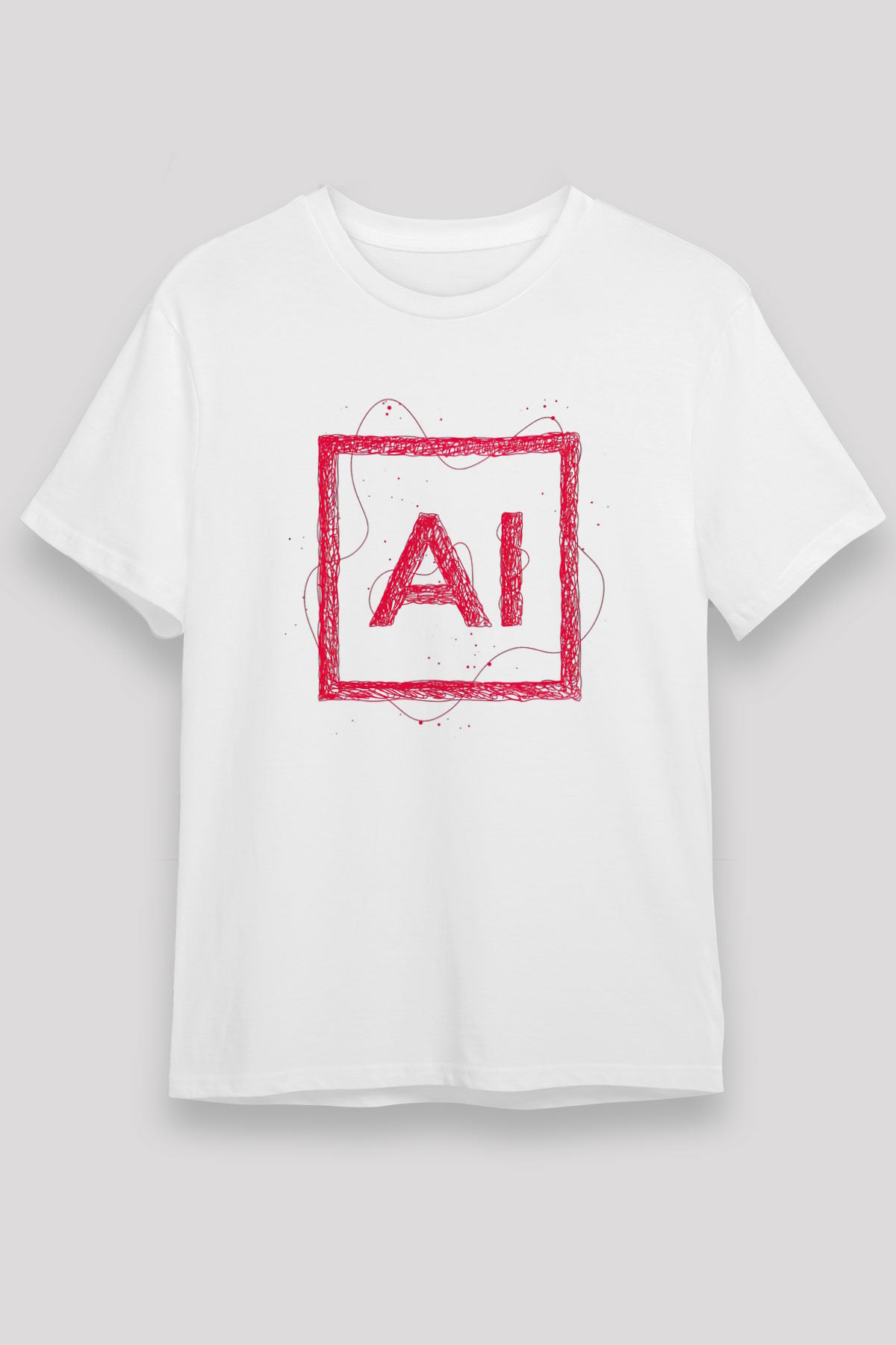 Grafiker Beyaz Unisex Tişört T-Shirt - TişörtFabrikası