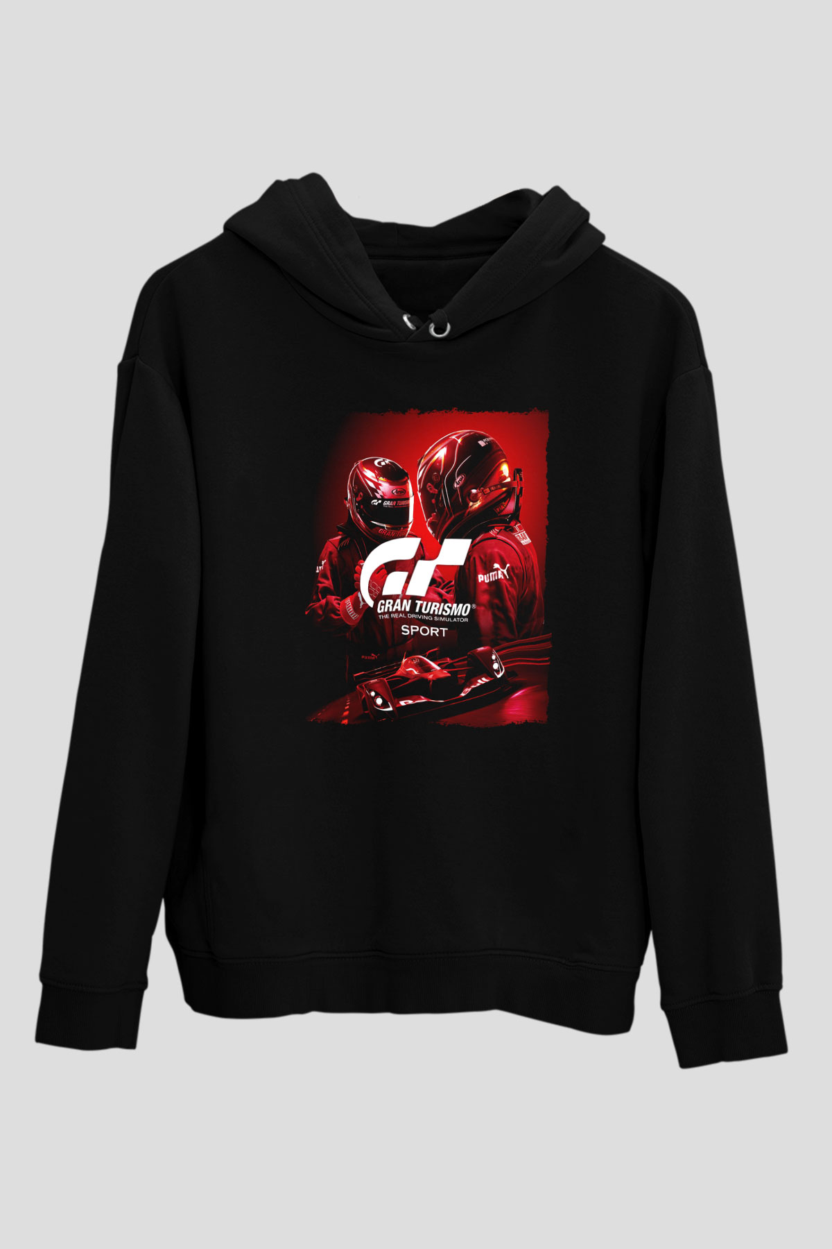 Gran Turismo Siyah Unisex Hoodie
