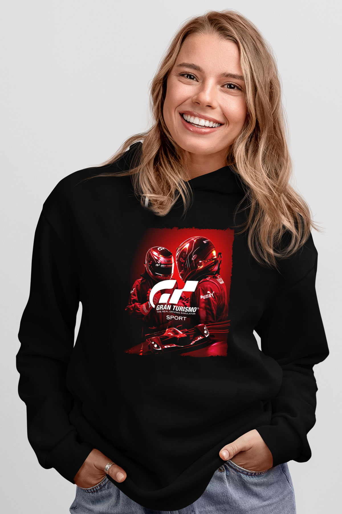 Gran Turismo Siyah Unisex Hoodie
