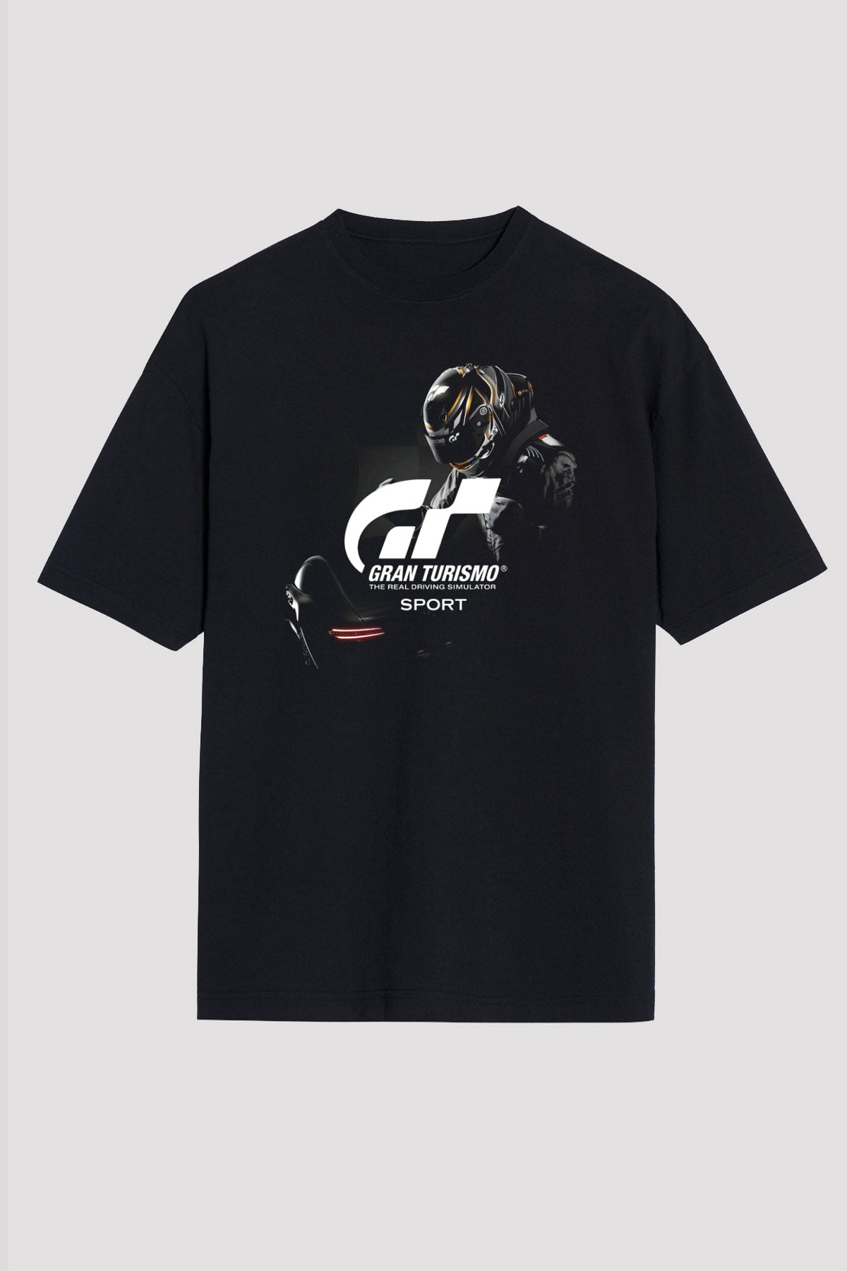 Gran Turismo Siyah Oversize Tişört Oversize T-shirt