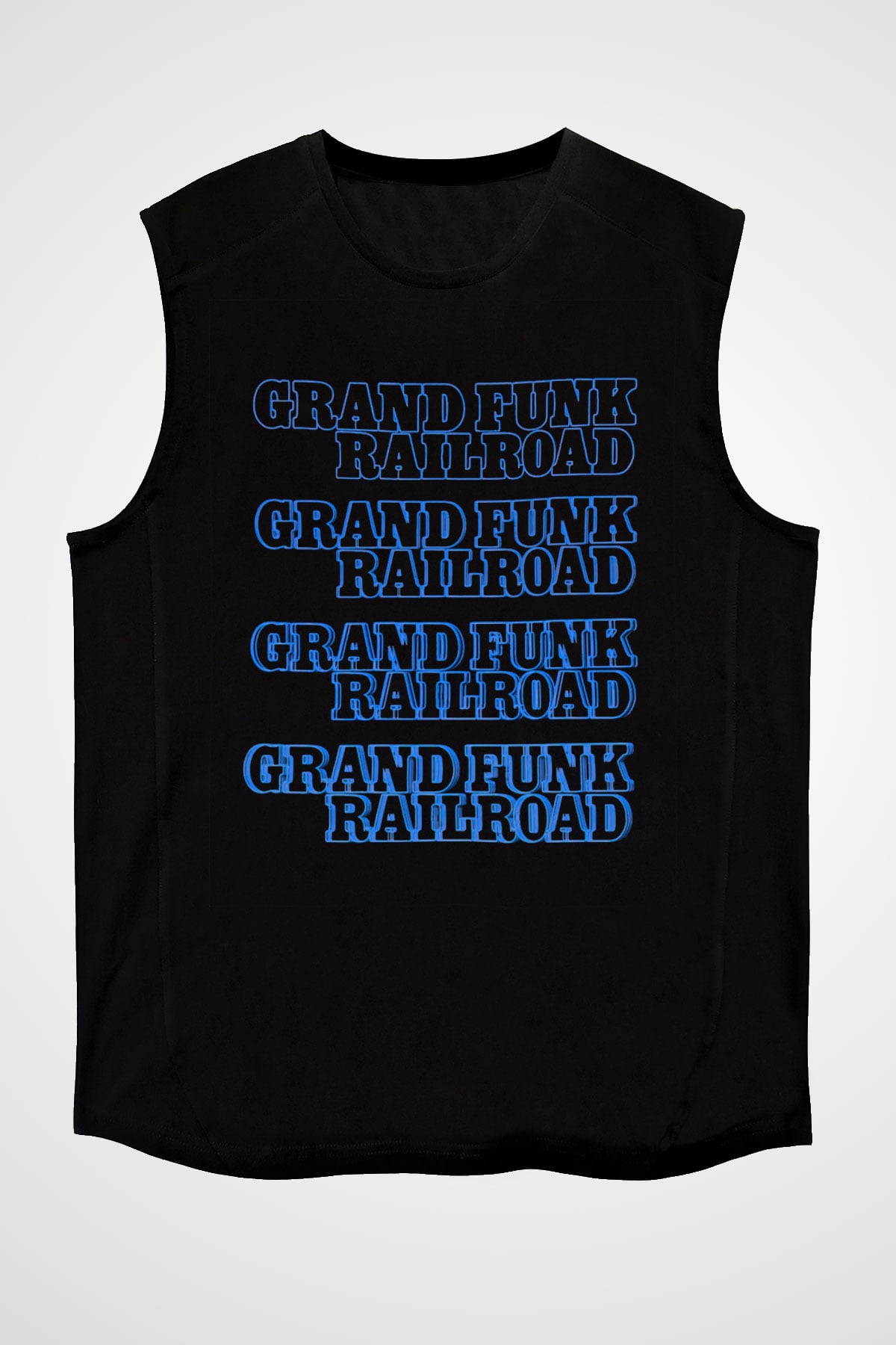 Grand Funk Railroad Siyah Unisex Kolsuz Tişört