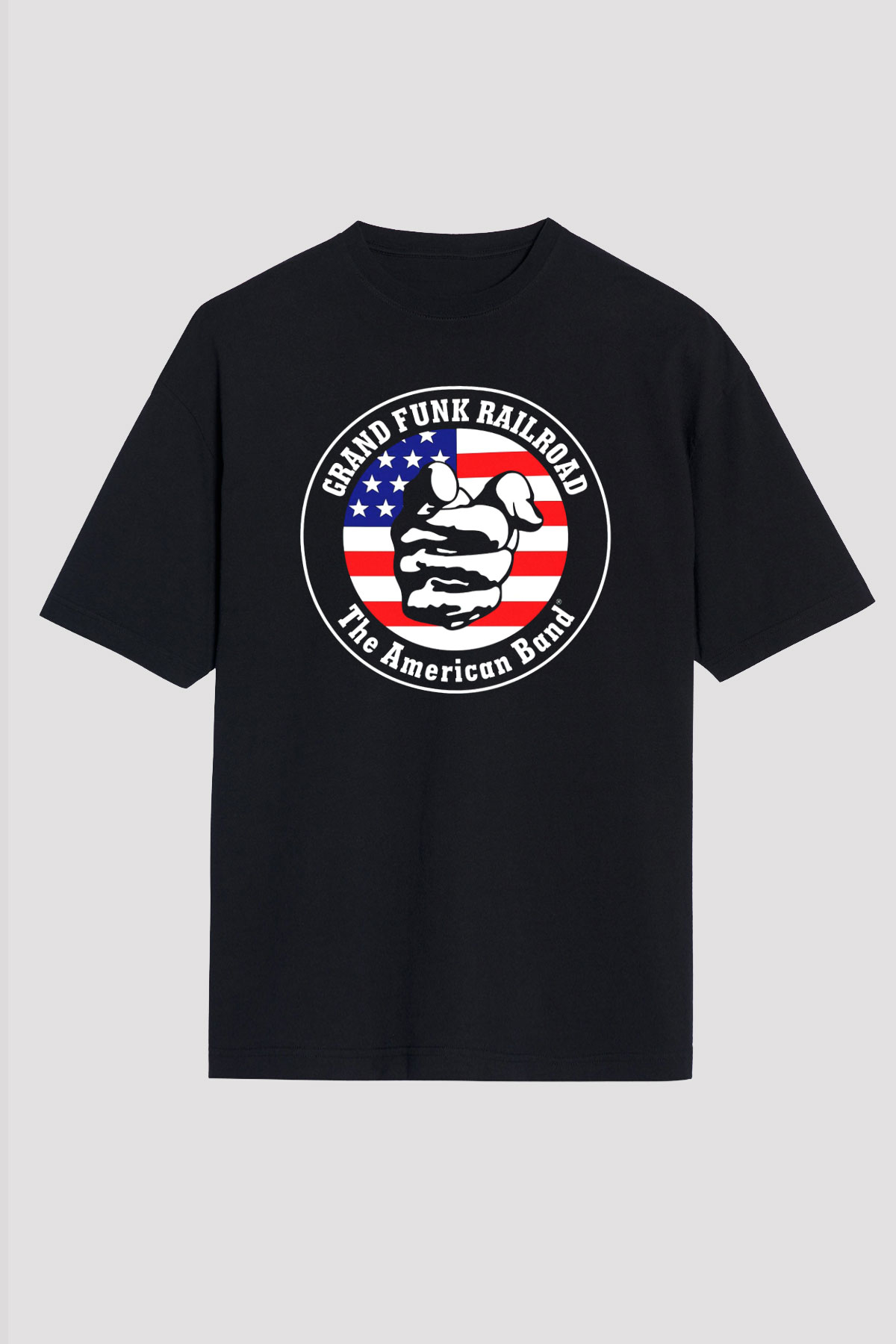 Grand Funk Railroad Siyah Unisex Oversize Tişört T-Shirt