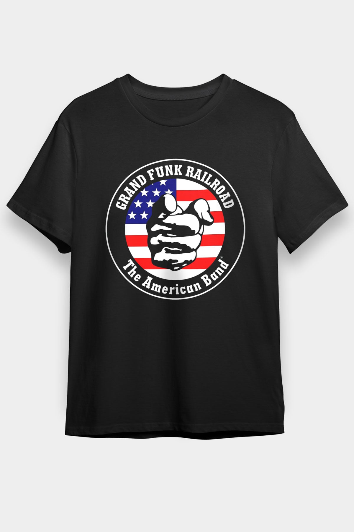 Grand Funk Railroad Siyah Unisex Tişört T-Shirt - TişörtFabrikası
