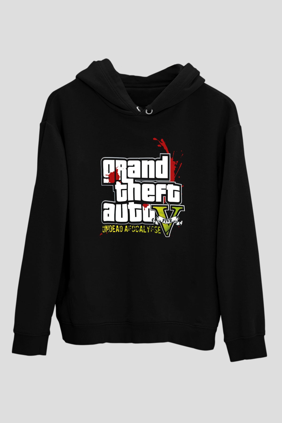 Grand Theft Auto Beyaz Unisex Hoodie