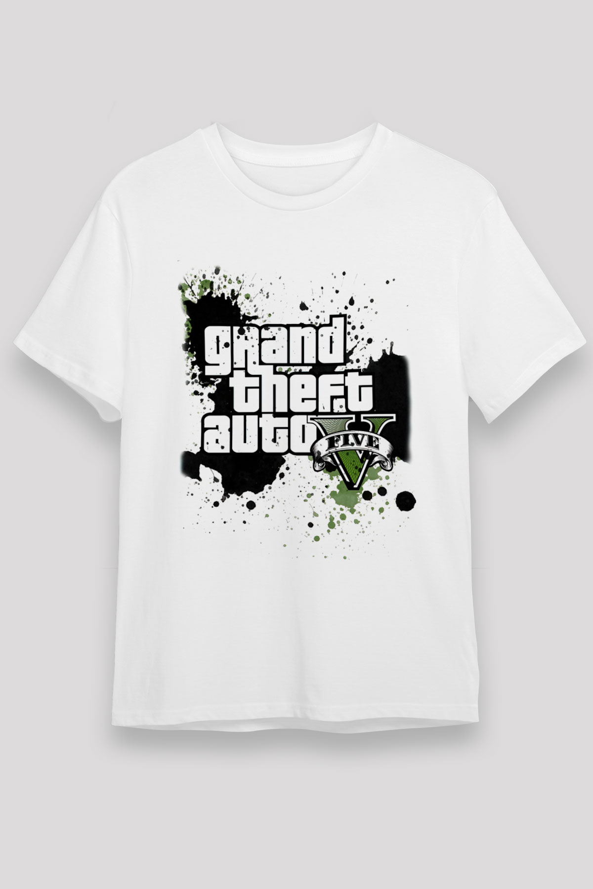 Grand Theft Auto Beyaz Unisex Tişört T-Shirt