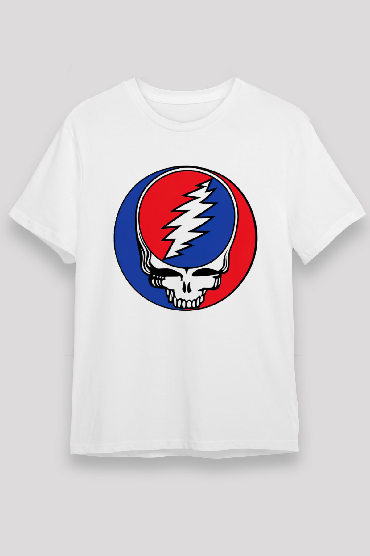 Grateful Dead Beyaz Unisex Tişört T-Shirt - TişörtFabrikası