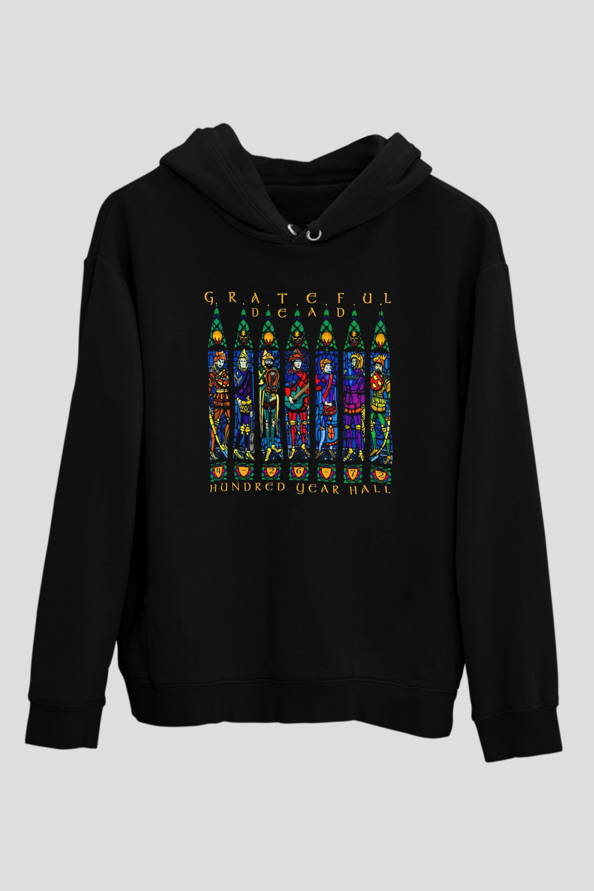 Grateful Dead Siyah Unisex Hoodie