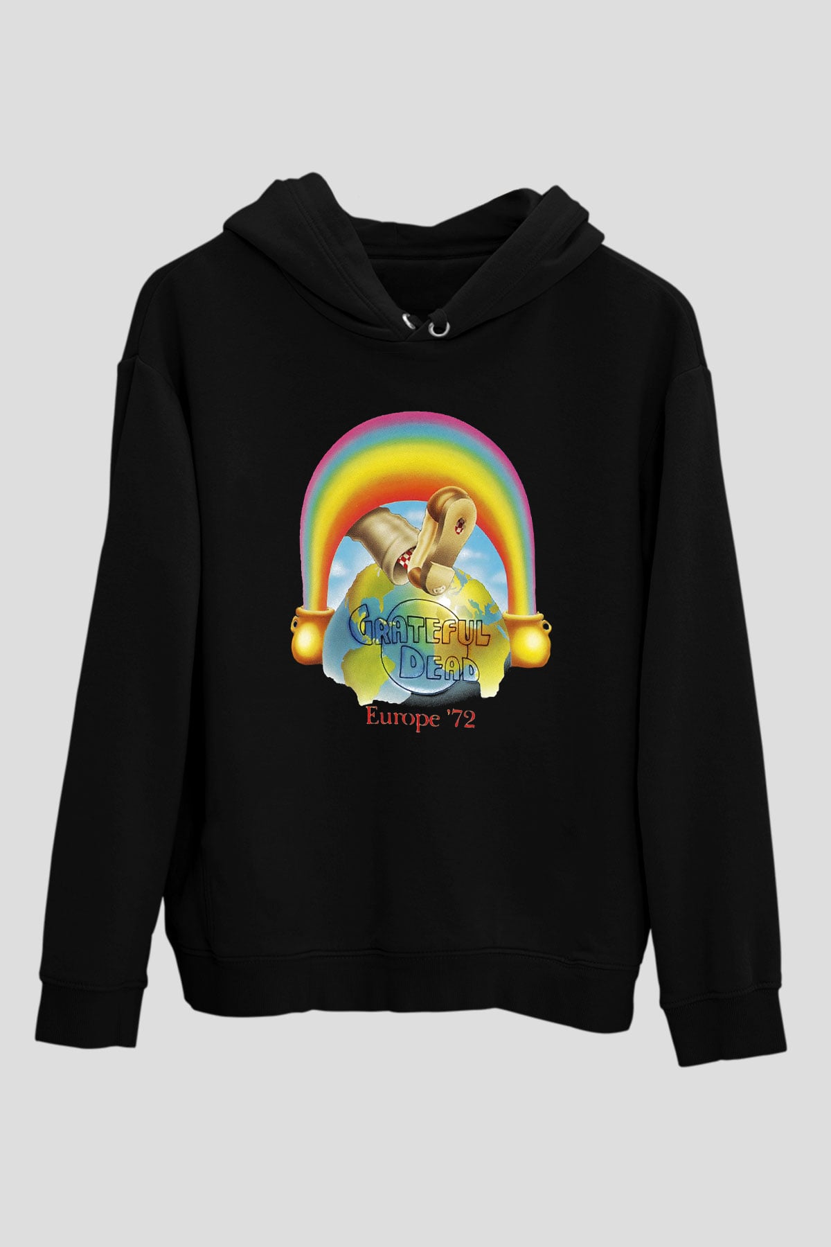 Grateful Dead Siyah Unisex Hoodie