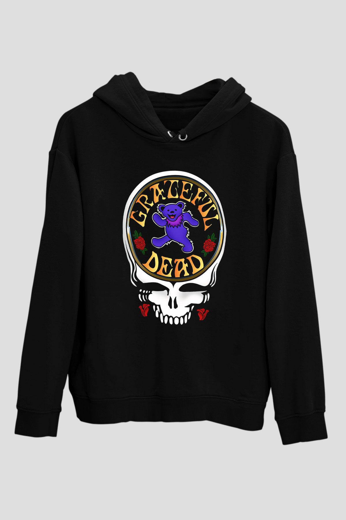 Grateful Dead Siyah Unisex Hoodie