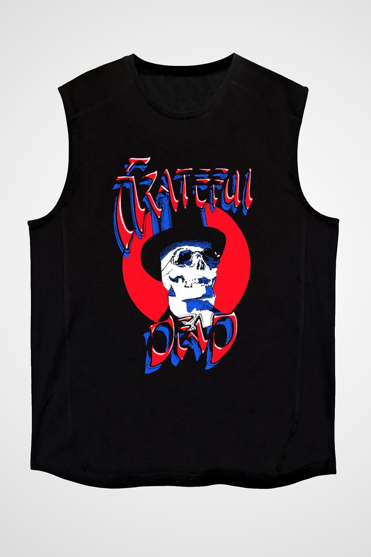 Grateful Dead Siyah Unisex Kolsuz Tişört