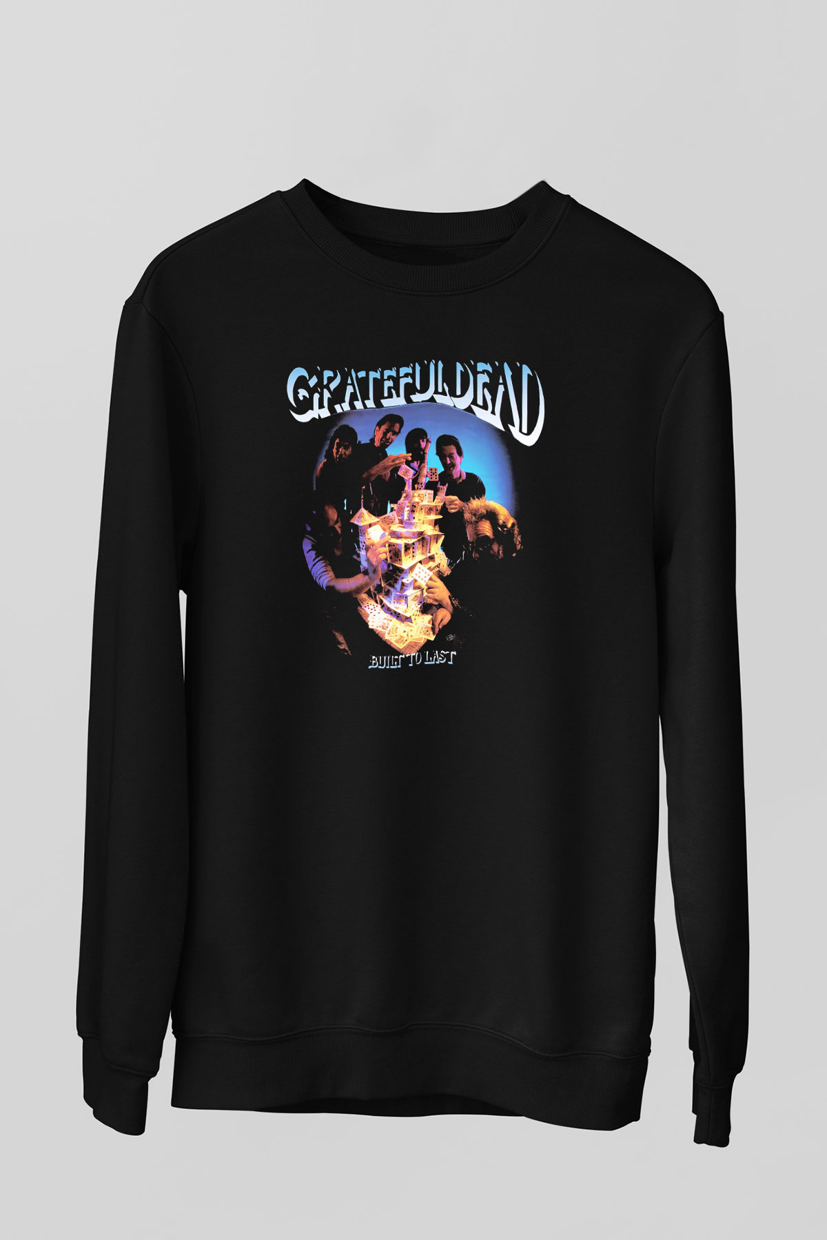 Grateful Dead Siyah Unisex Sweatshirt
