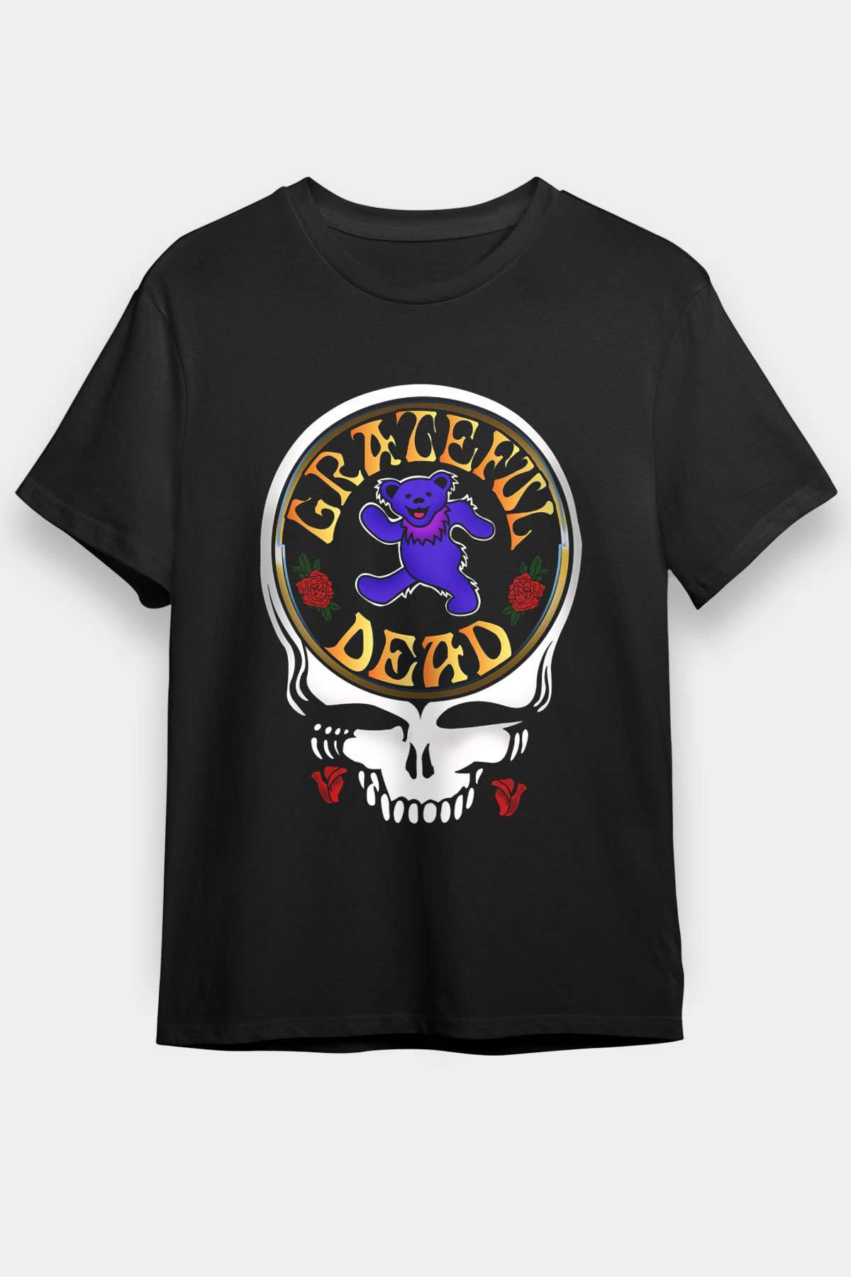 Grateful Dead Siyah Unisex Tişört T-Shirt - TişörtFabrikası