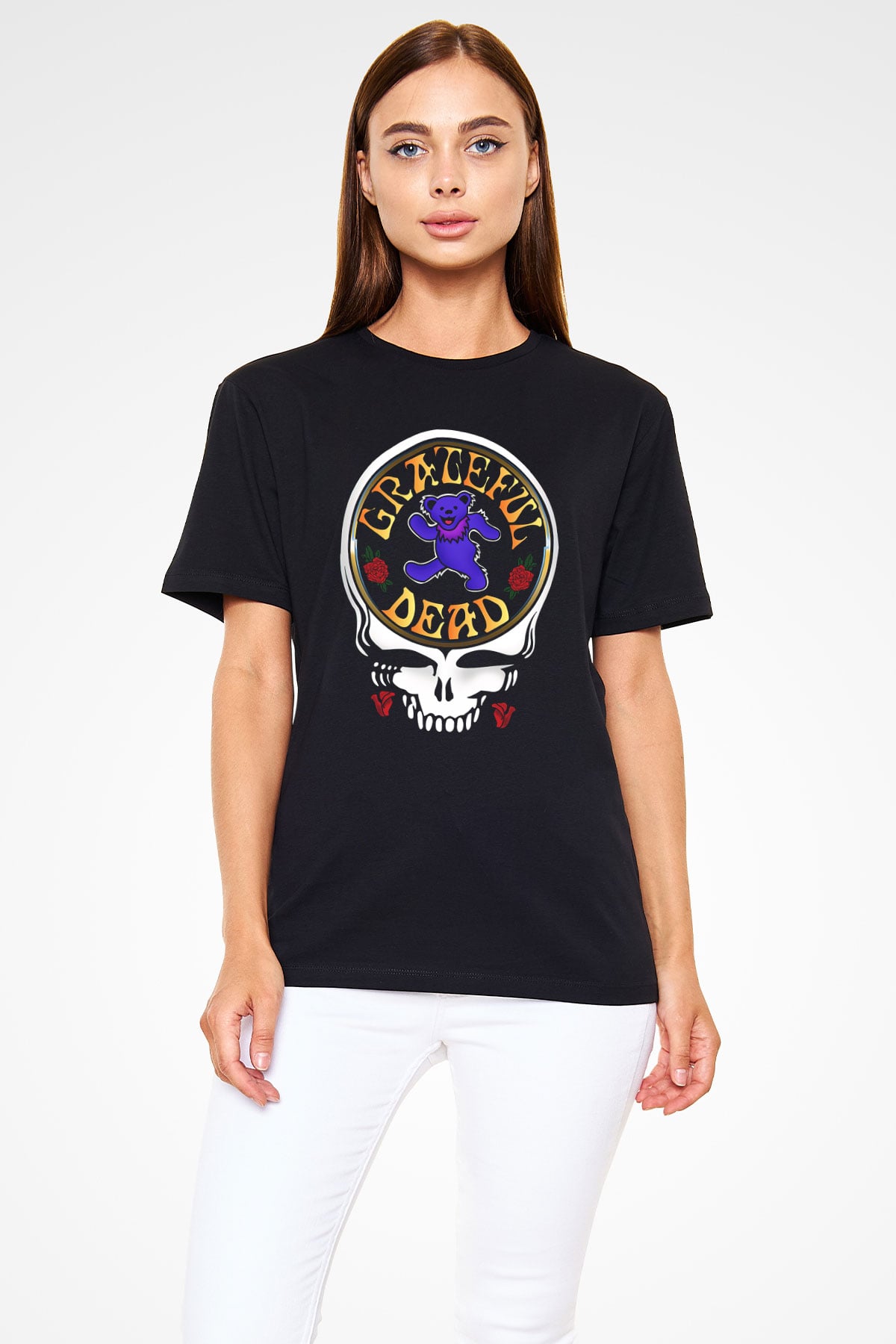 Grateful Dead Siyah Unisex Tişört T-Shirt - TişörtFabrikası