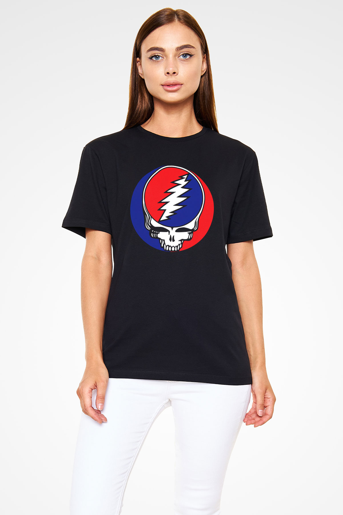 Grateful Dead Siyah Unisex Tişört T-Shirt - TişörtFabrikası