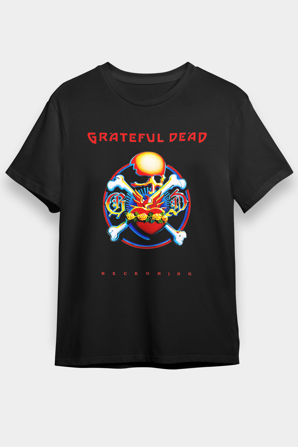 Grateful Dead Siyah Unisex Tişört T-Shirt - TişörtFabrikası