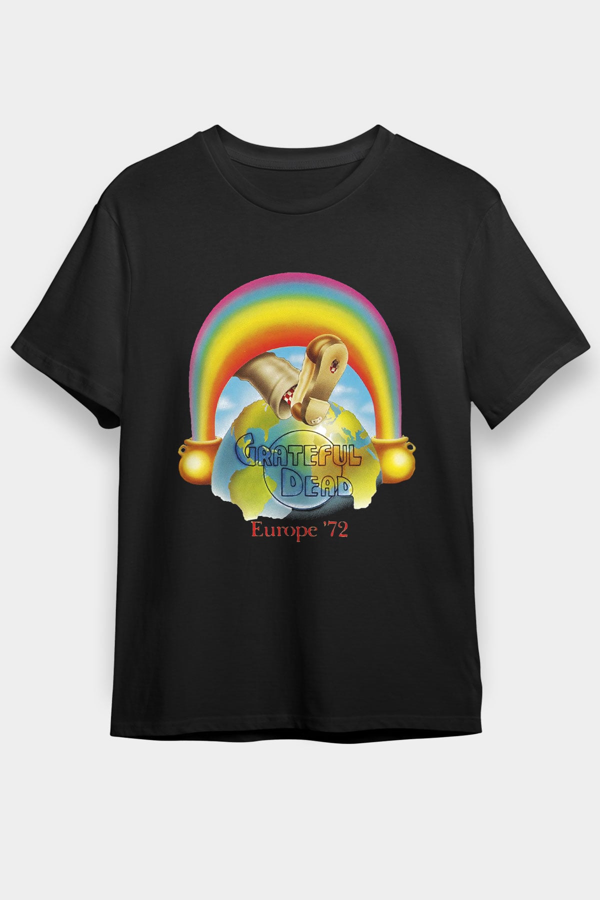 Grateful Dead Siyah Unisex Tişört T-Shirt - TişörtFabrikası