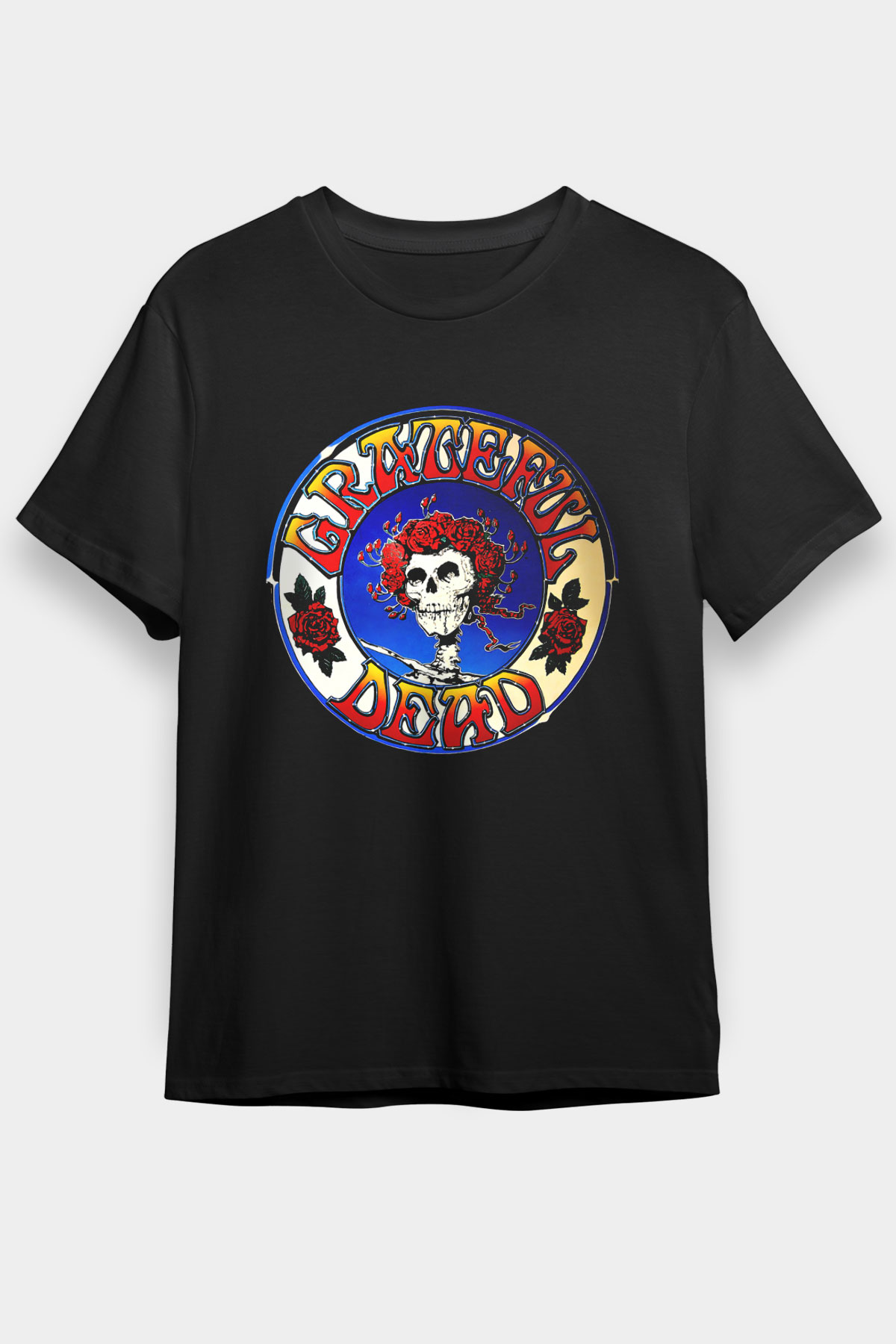 Grateful Dead Siyah Unisex Tişört T-Shirt - TişörtFabrikası