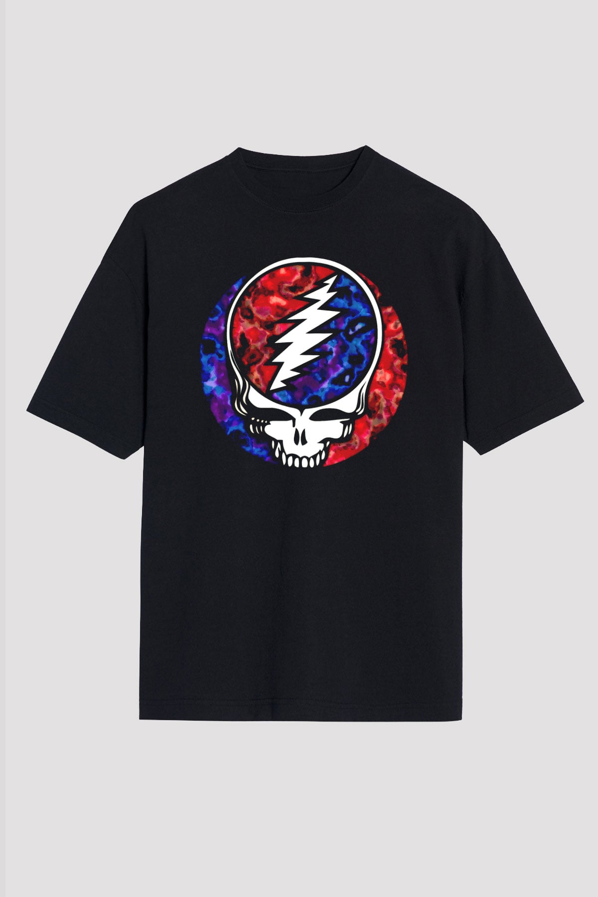 Grateful Dead Siyah Oversize Tişört Oversize T-shirt - TişörtFabrikası