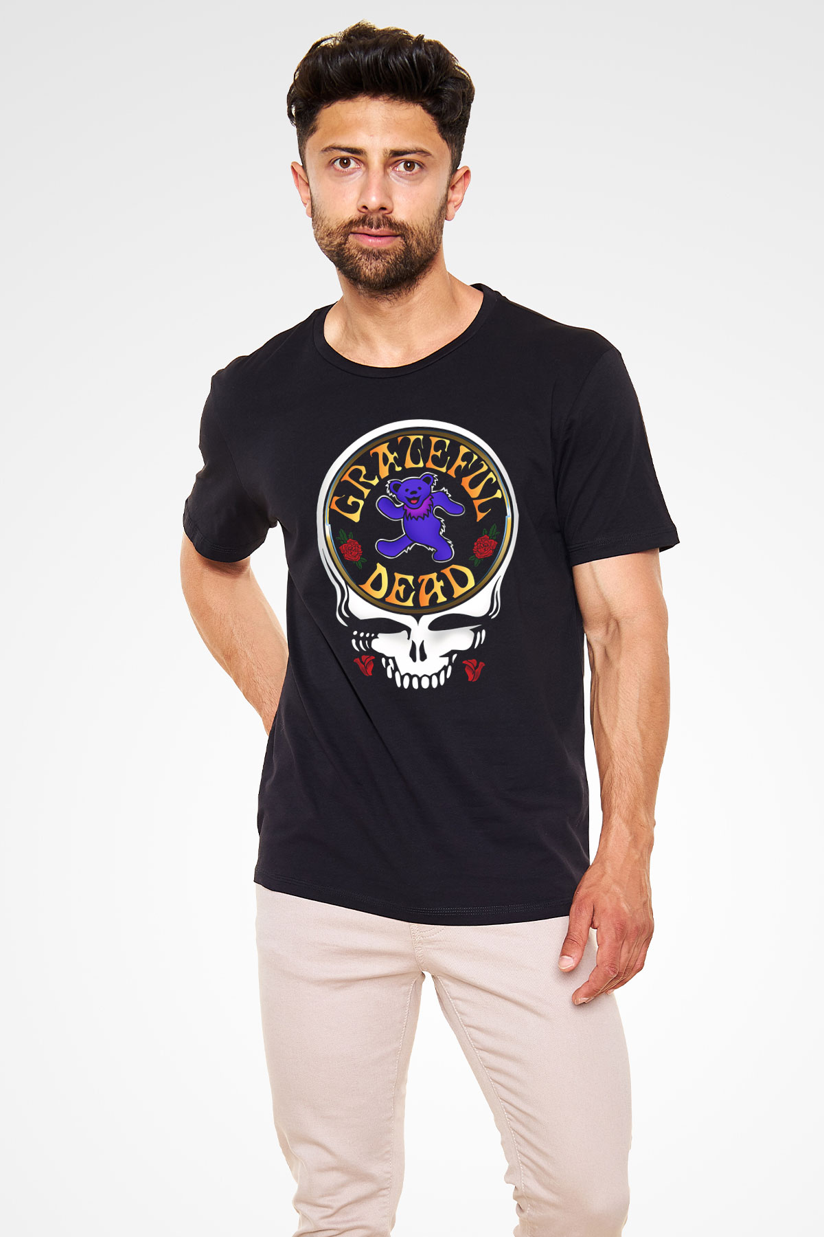 Grateful Dead Siyah Unisex Tişört T-Shirt - TişörtFabrikası
