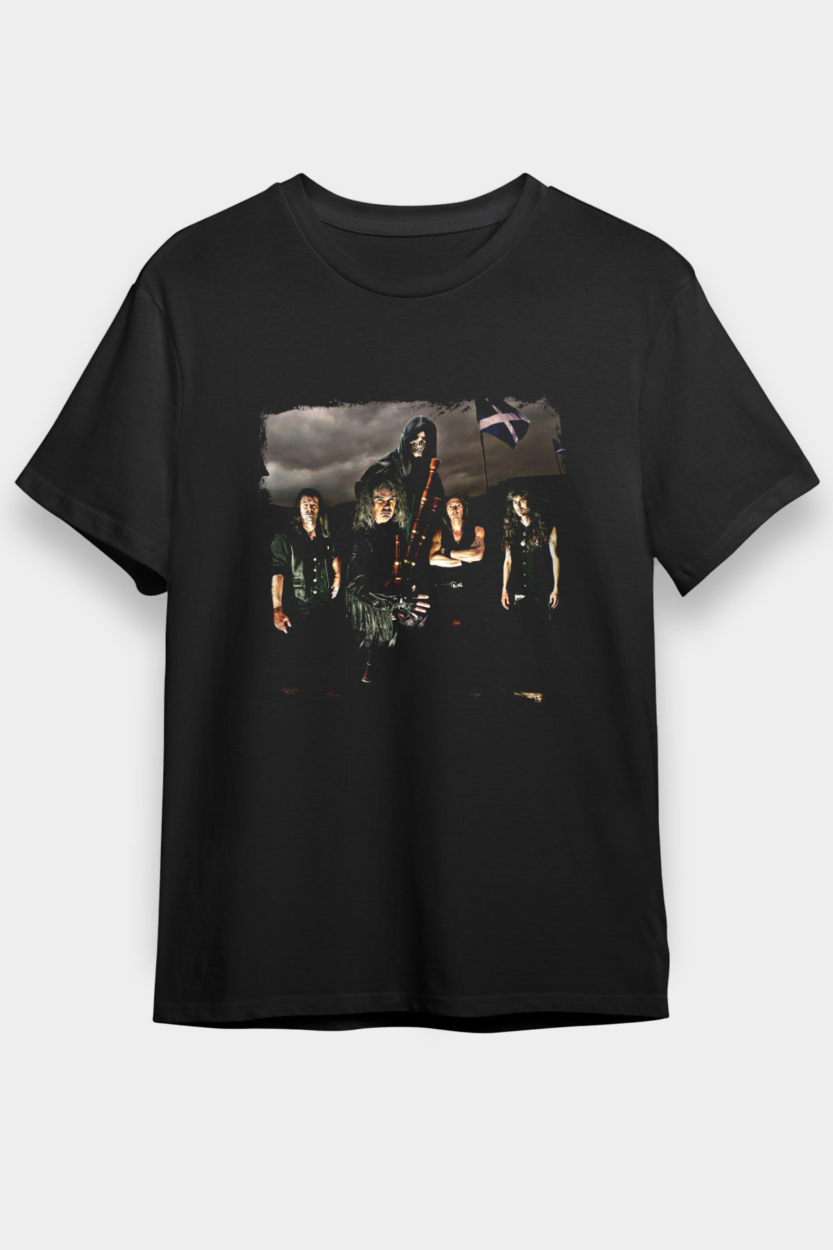 Grave Digger Baskılı Unisex Siyah Tişört