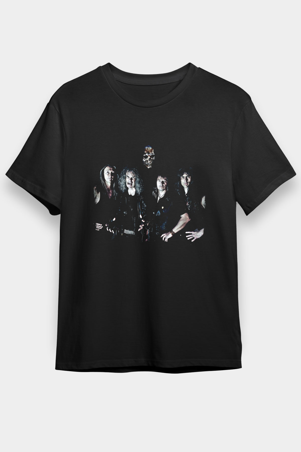 Grave Digger Baskılı Unisex Siyah Tişört