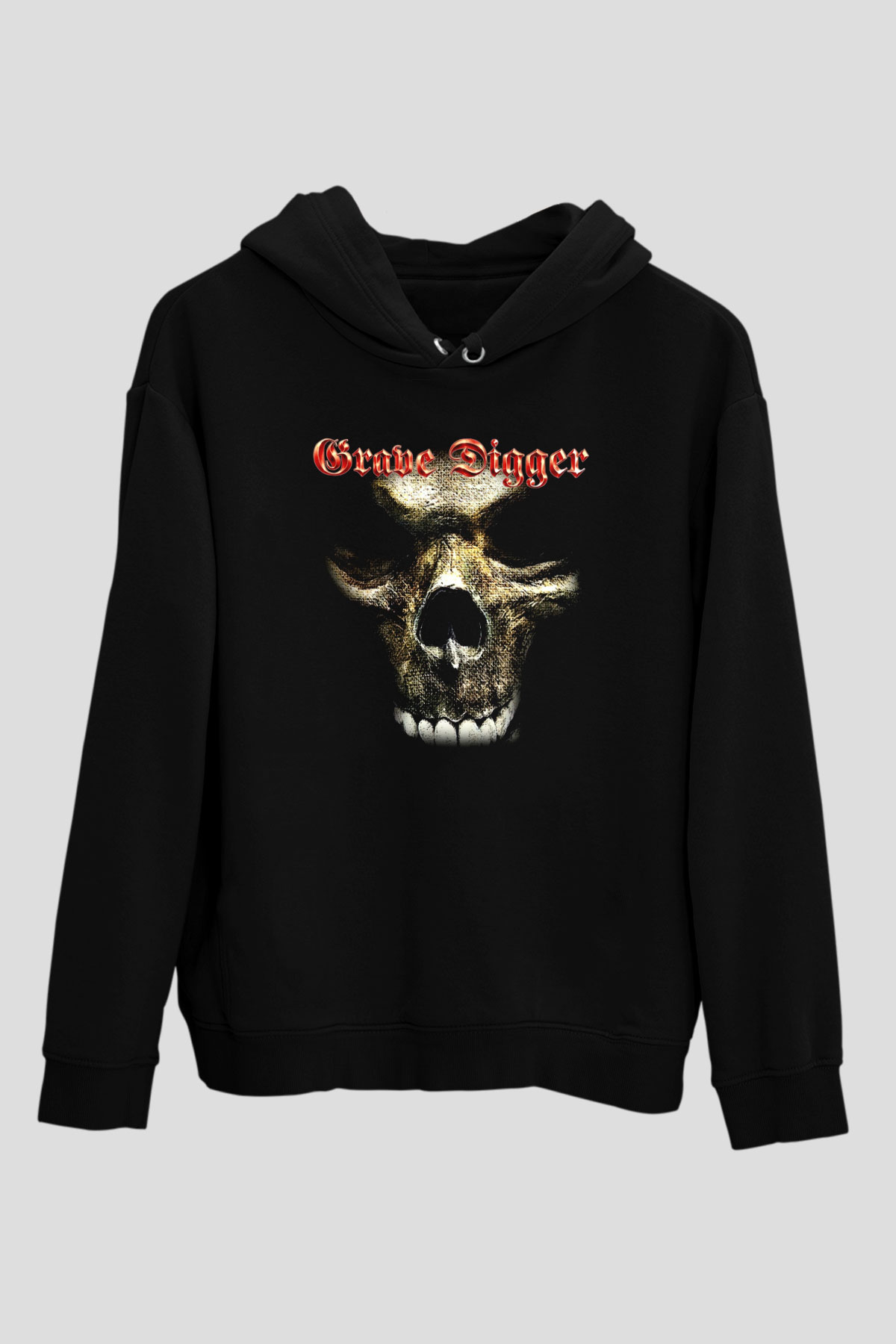 Grave Digger Siyah Unisex Kapüşonlu Sweatshirt