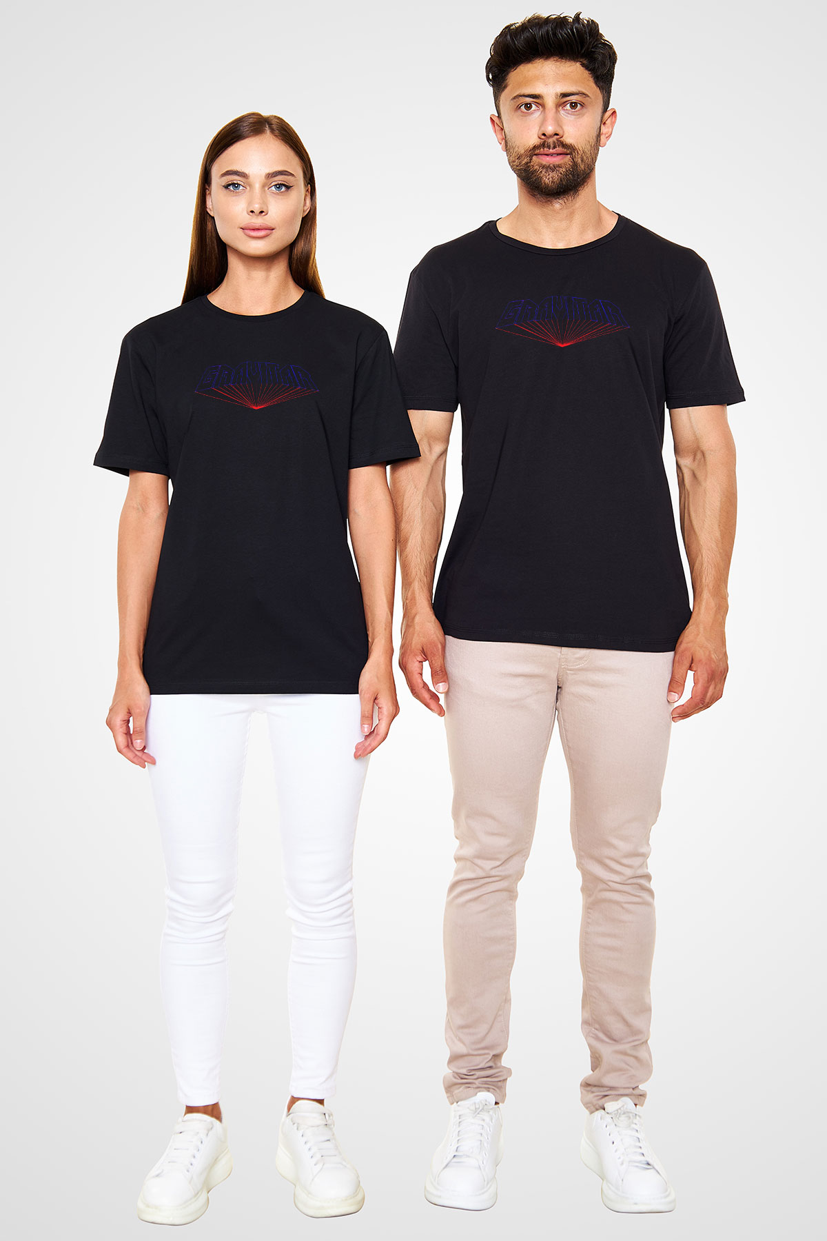 Gravitar Siyah Unisex Tişört