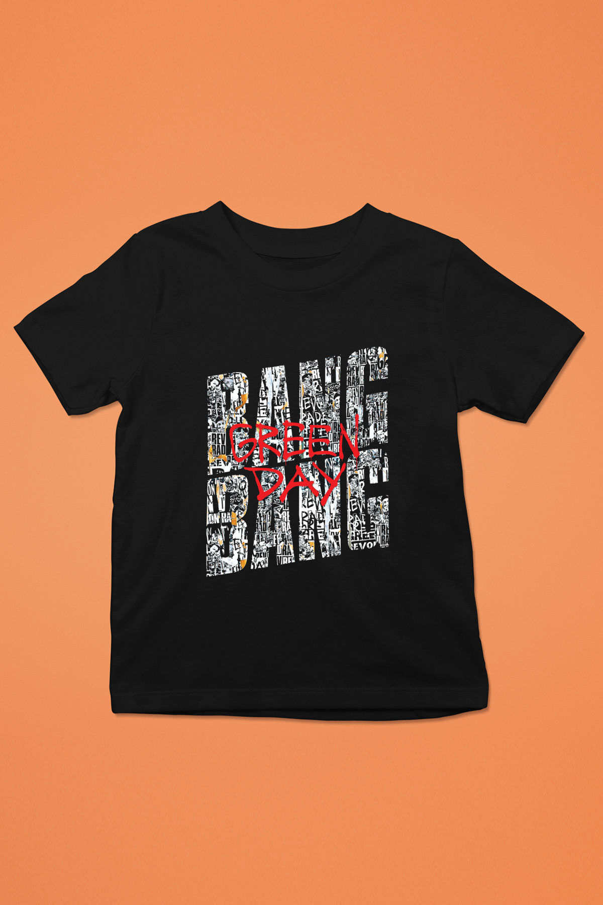 Green Day Baskılı Unisex Siyah Çocuk Tişört