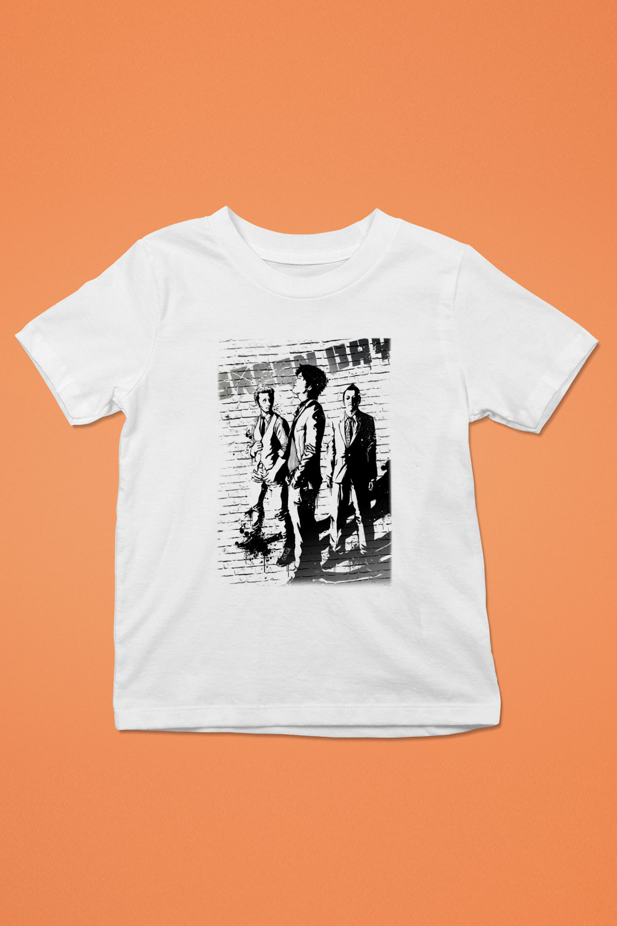 Green Day Beyaz Unisex Çocuk Tişört