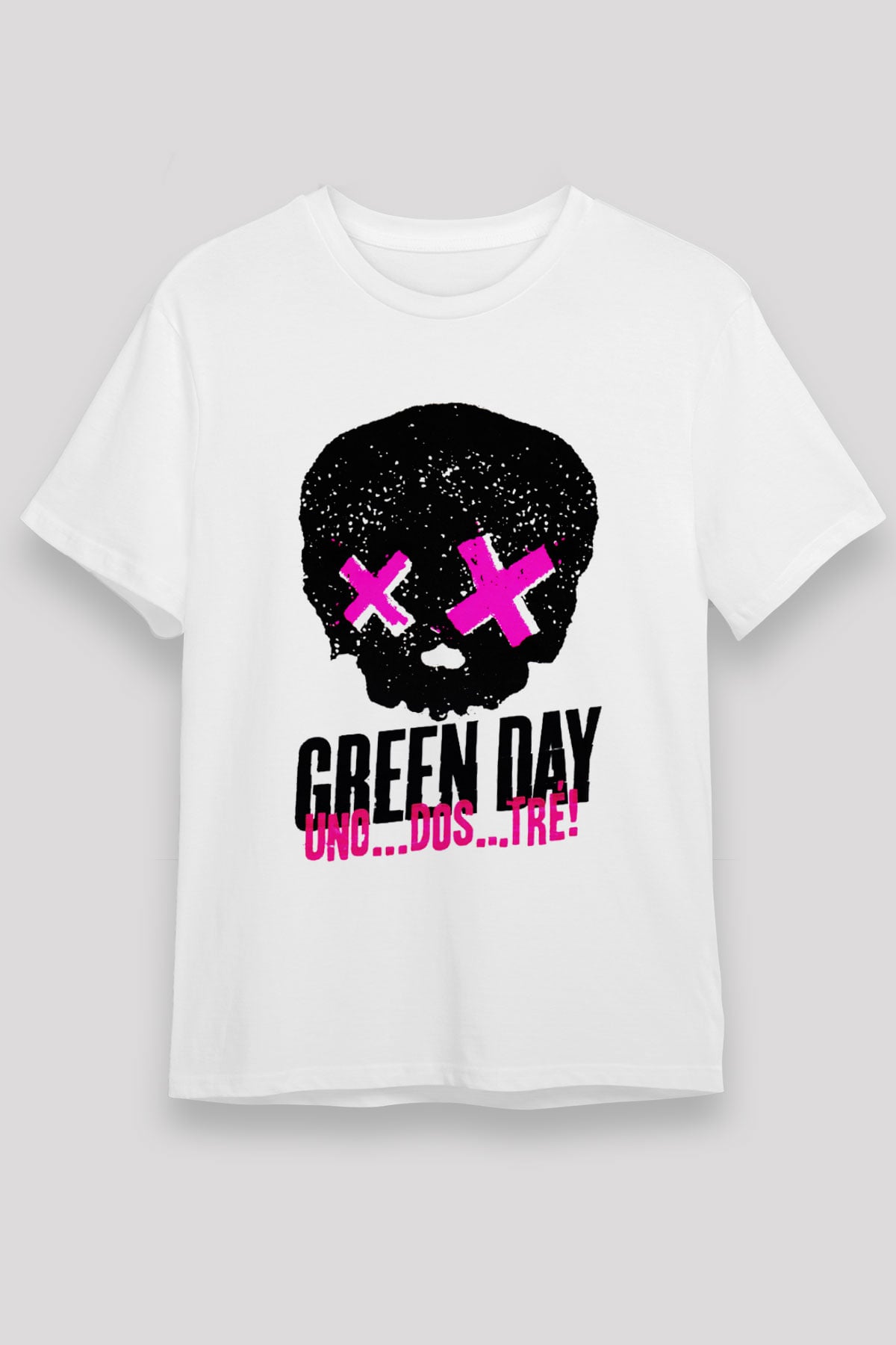 Green Day Beyaz Unisex Tişört T-Shirt - TişörtFabrikası