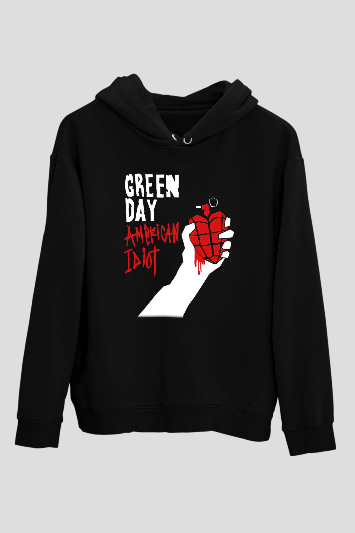Green Day Siyah Unisex Hoodie