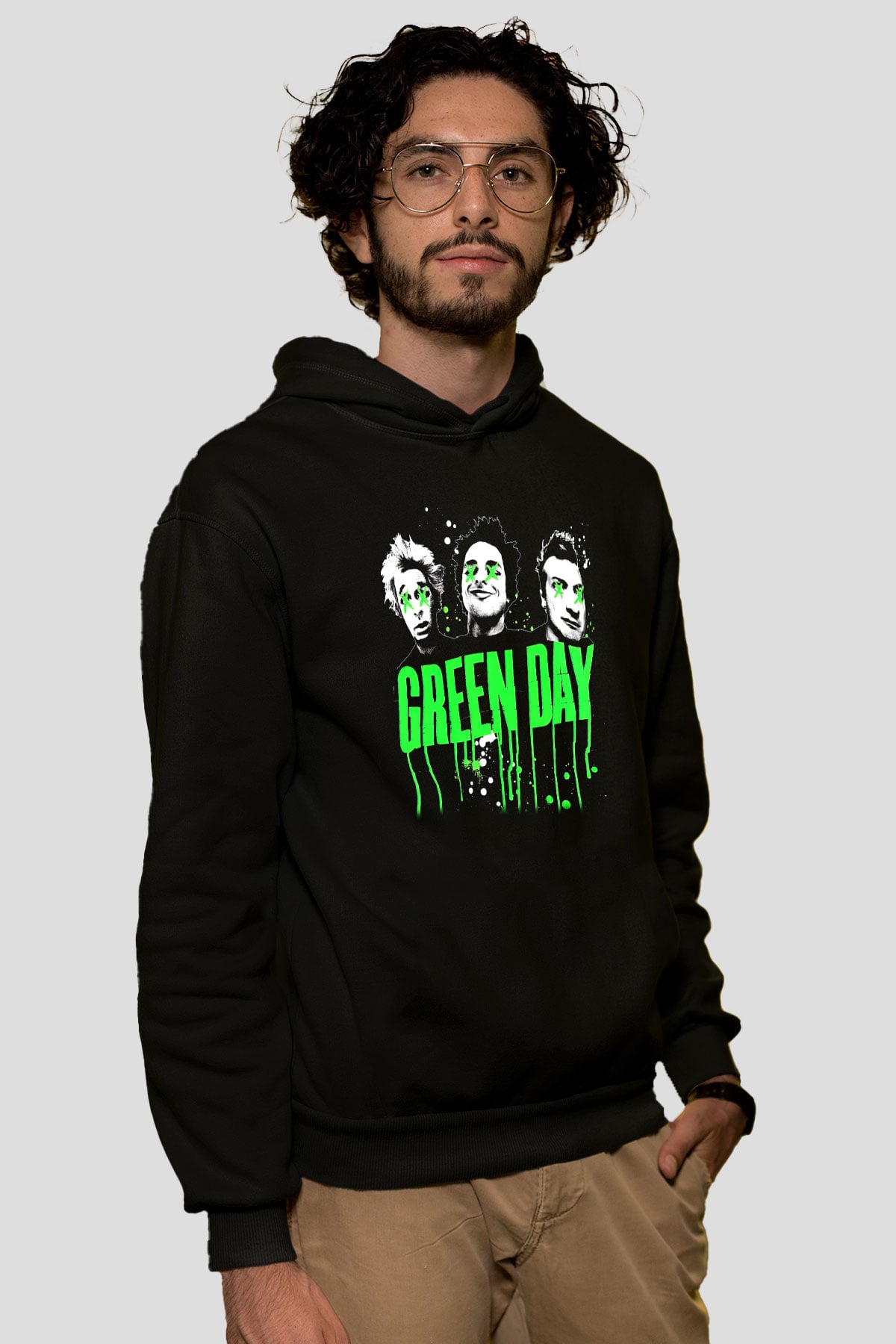 Green Day Siyah Unisex Hoodie