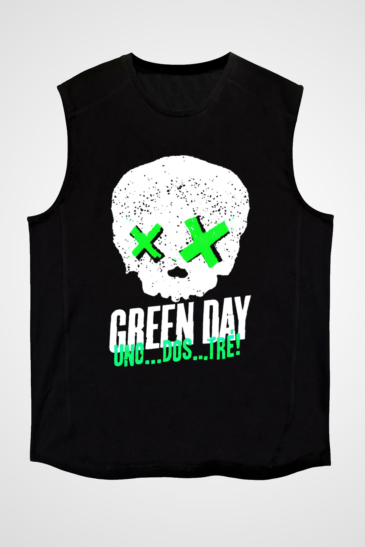 Green Day Siyah Unisex Kolsuz Tişört