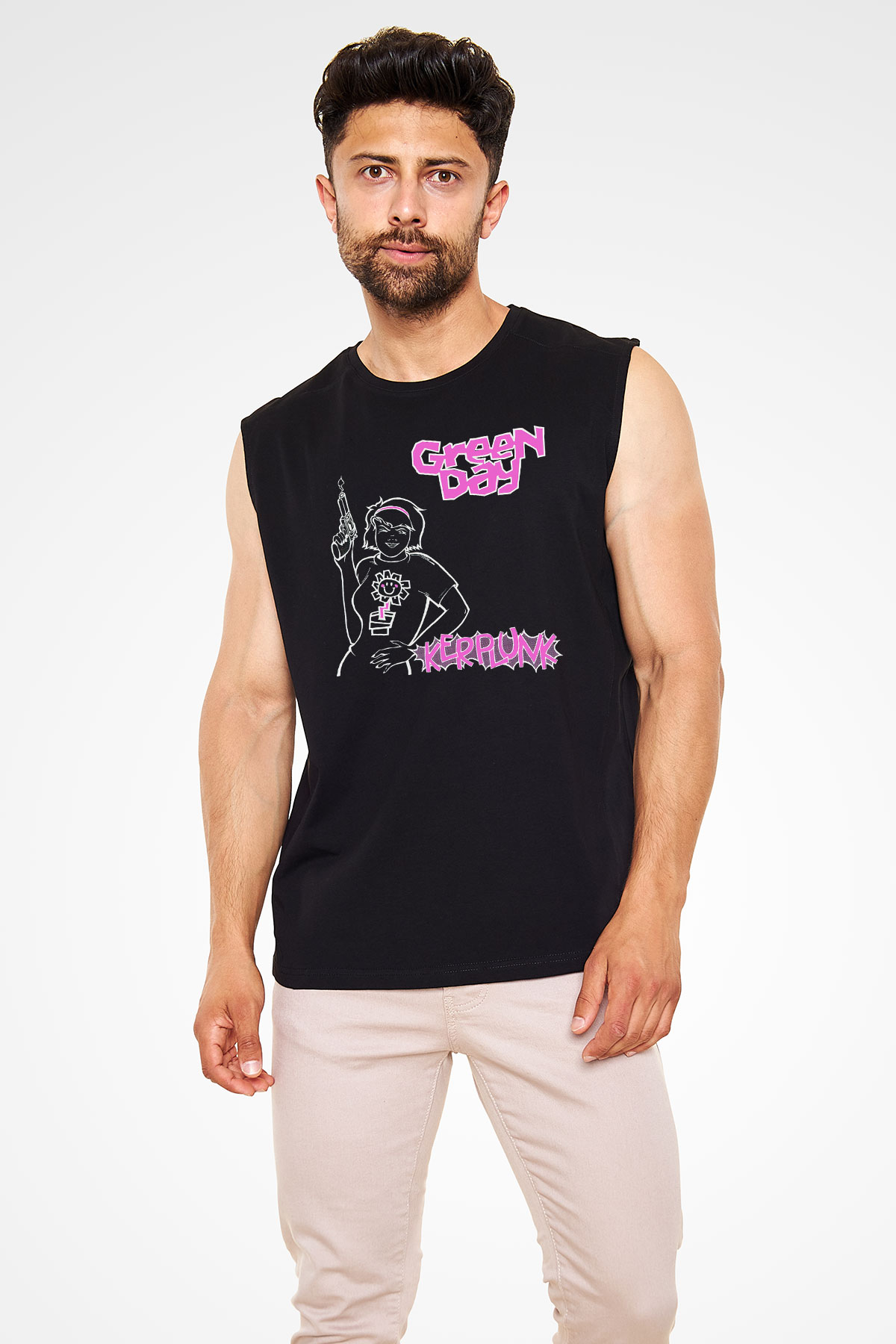Green Day Siyah Unisex Kolsuz Tişört