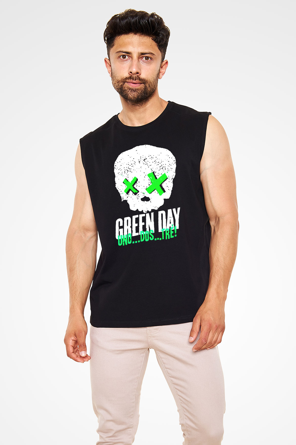 Green Day Siyah Unisex Kolsuz Tişört