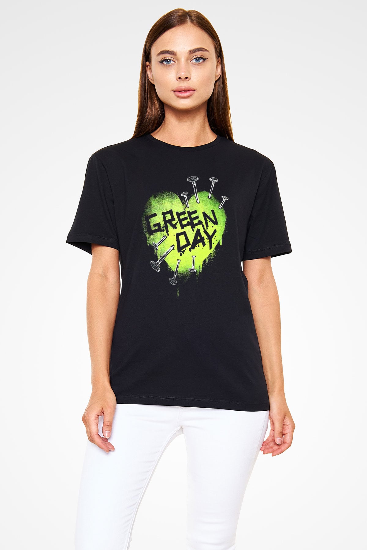 Green Day Siyah Unisex Tişört T-Shirt - TişörtFabrikası