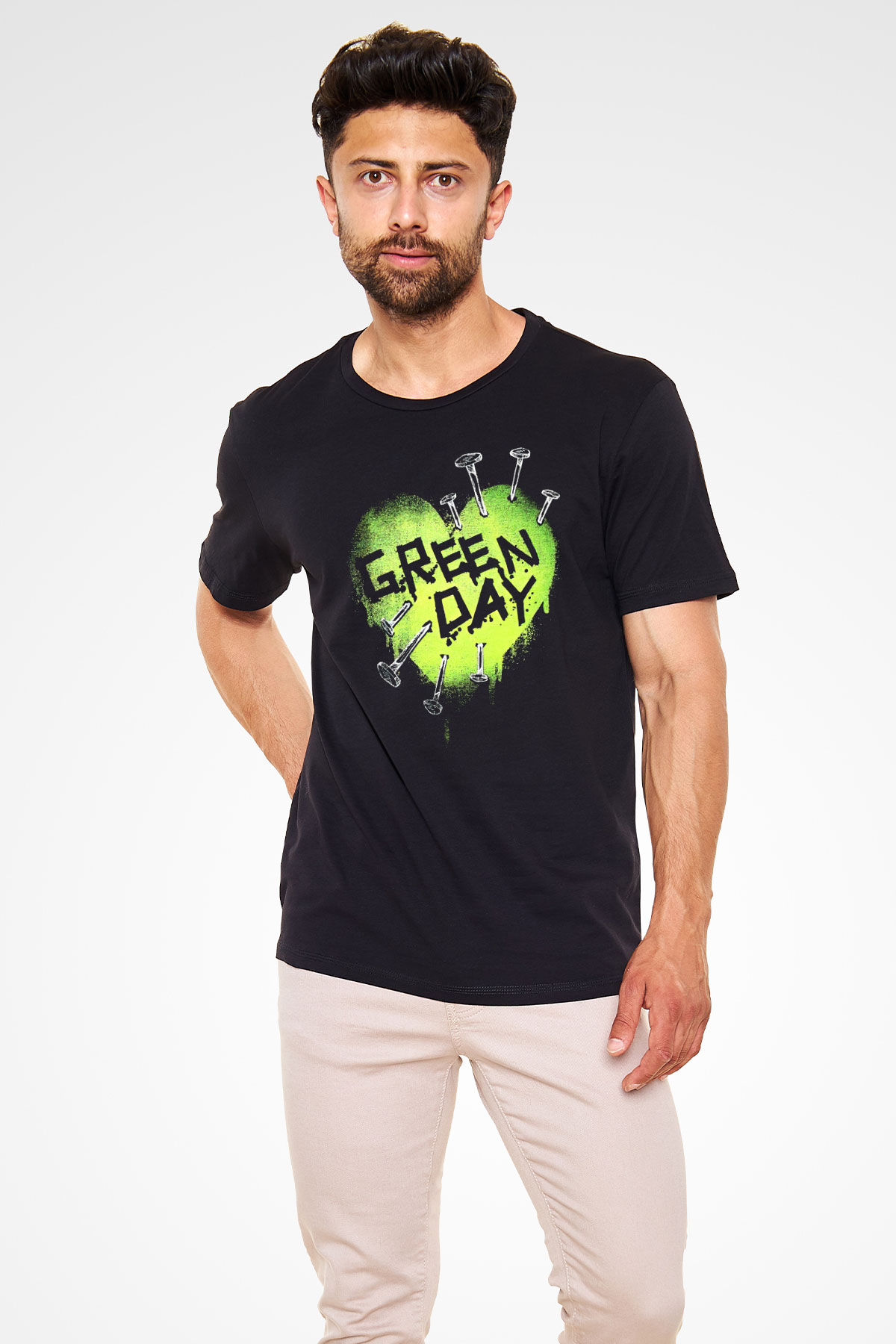 Green Day Siyah Unisex Tişört T-Shirt - TişörtFabrikası