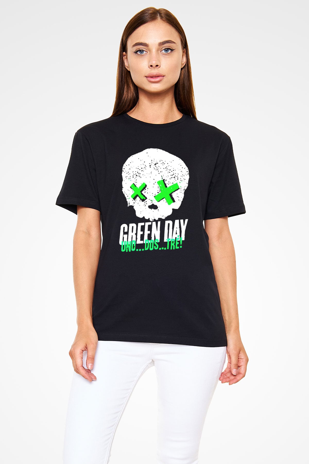 Green Day Siyah Unisex Tişört T-Shirt - TişörtFabrikası