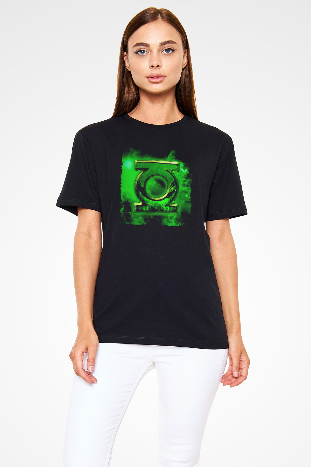 Green Lantern Siyah Unisex Tişört