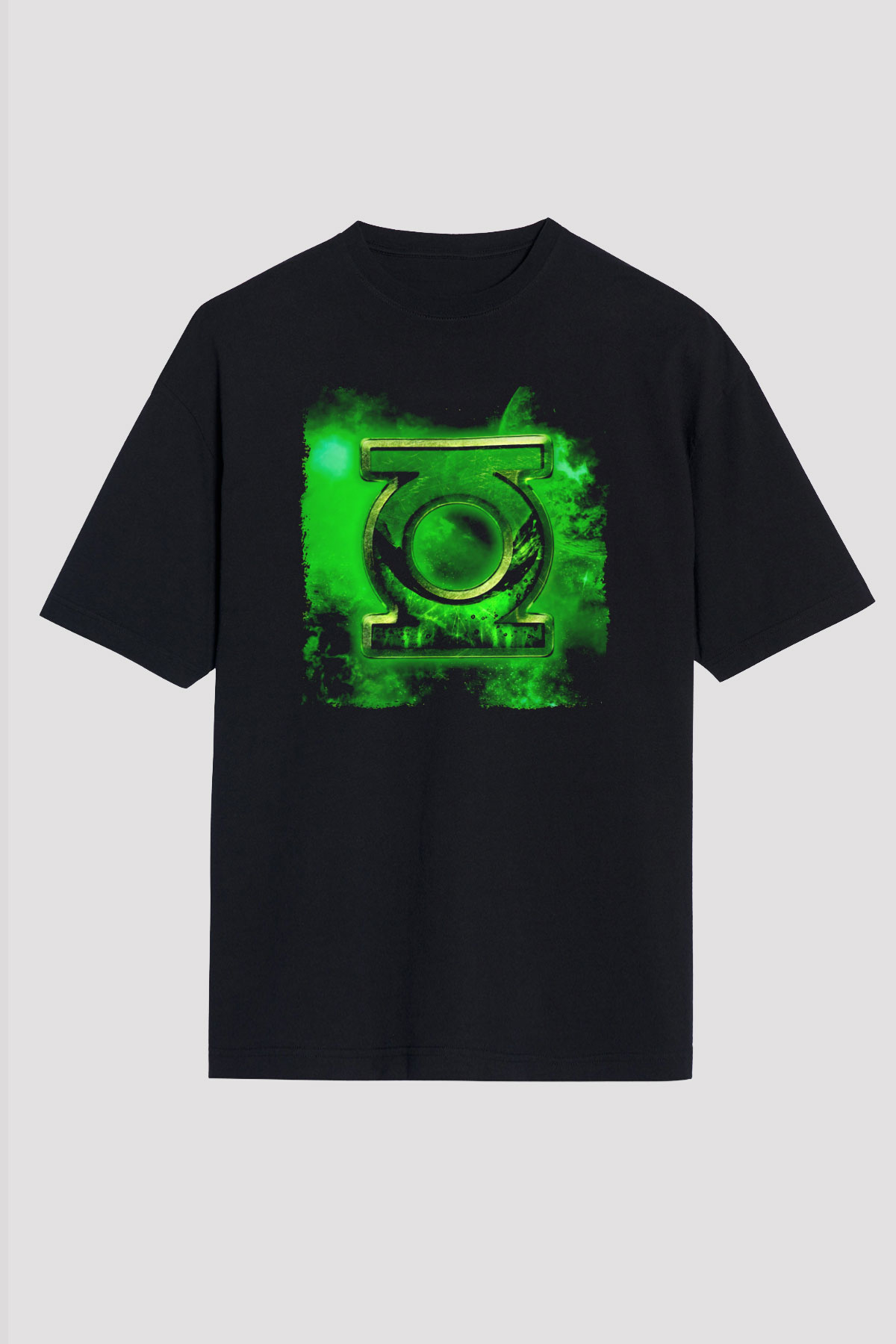 Green Lantern Siyah Oversize Tişört