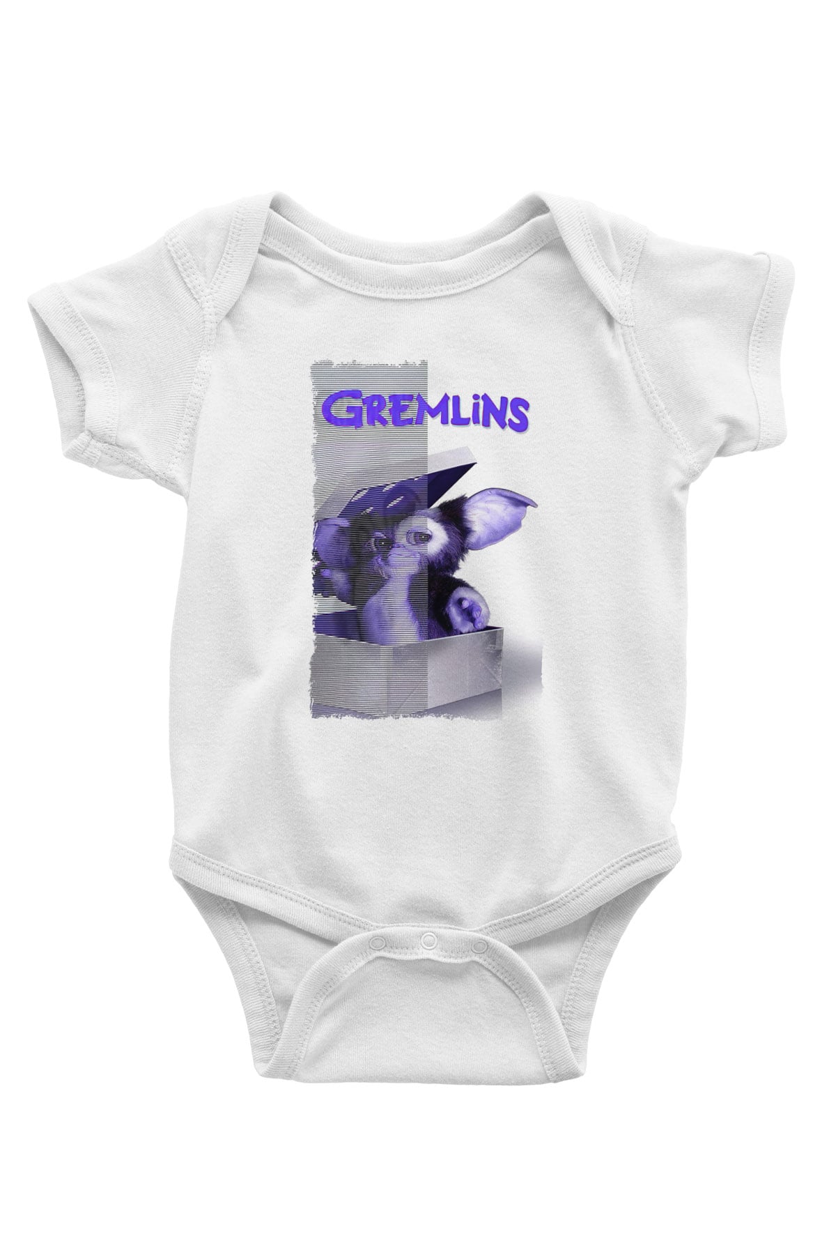 Gremlins Beyaz Bebek Body - Zıbın