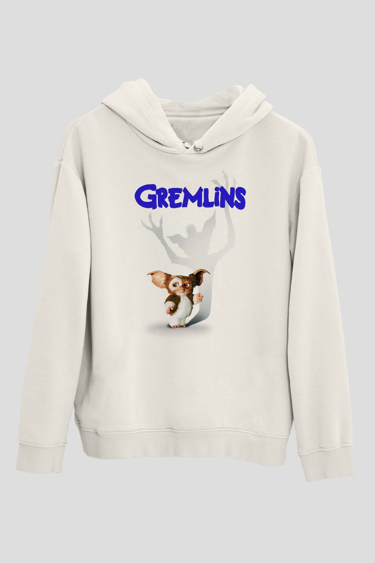 Gremlins Beyaz Unisex Hoodie